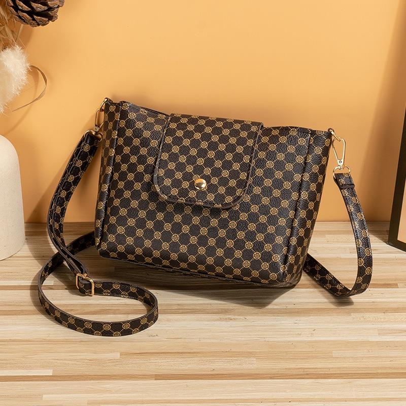 Women's Bag, New Summer Trend Printed Bucket Bag, Fashionable and Simple Messenger Bag, One Shoulder Bag.