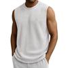 Men's Summer Solid Color Stripe Sports Vest Men's Sports Casual Vest