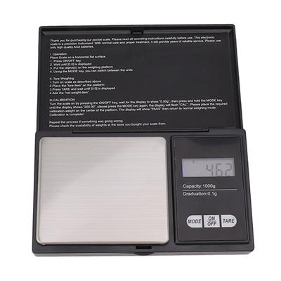 Jewelry Scale LCD Display 0.1g To 1000g High Accuracy Units Conversion Digital Pocket Scale for