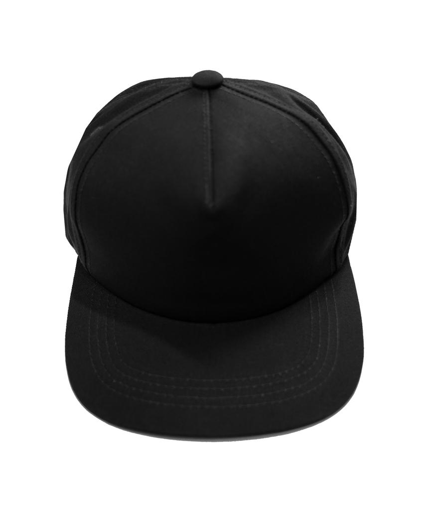 Aimnaseohyumeonbiing 5 Panel Snap Back - Black