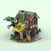 New 1681 Parts Customized MOC Medieval Castle vineyard Model Building DIY Blocks Bricks Assembly Toys Educational Holiday Gifts