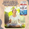 Antarctic Krill Oil 2000mg Softgels Omega 3 Epa Dha Astaxanthin Pack 120 Count