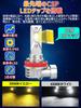 Briteye LED Fog Lamp, Compatible with H8/H11/H16, White/Yellow 2 Color Switching, Meets New Vehicle
