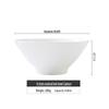 Ruhan Jingdezhen White Bone China Soup & Noodle Bowl