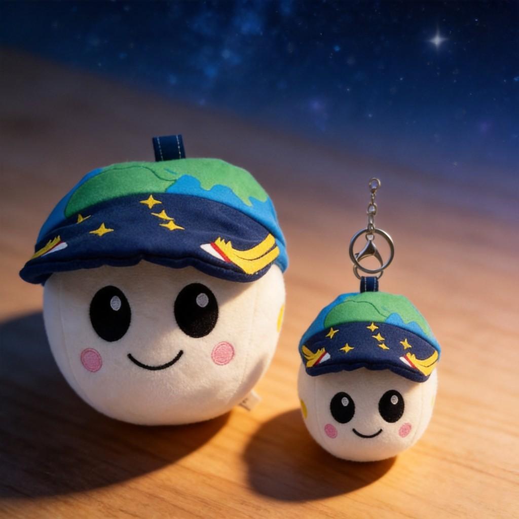 Peluche Artemis II con Cappello Stellato per Collezionisti e Bambini