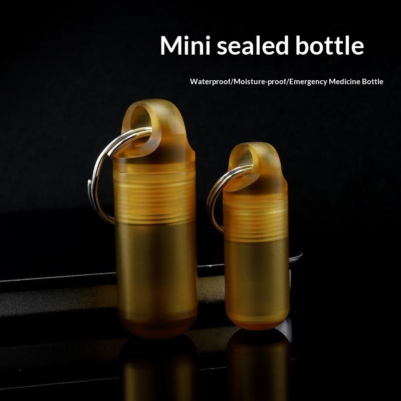 Small Pei Pill Bottle Multifunctional Storage Box Portable Outdoor Tool Edc For Daily Carry And Outdoor Activities