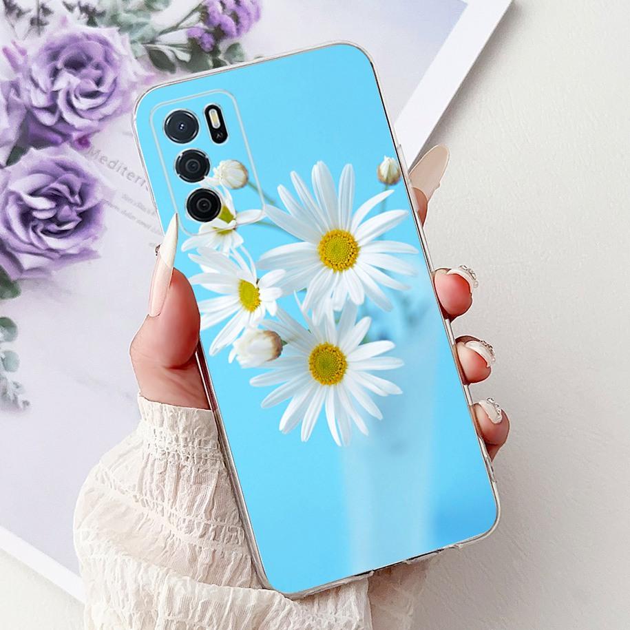 For Oppo A16 A16s Case CPH2269 CPH2275 CPH2271 A 16 TPU Cover Fashion Flower Soft Funda For OPPO A54s CPH2273 OppoA16 Phone Case