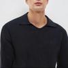 Men's Polo Collar Loose Knitwear Sweater - Autumn/Winter Cozy Long Sleeve Casual Top
