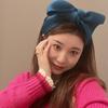 Haimeikang Bow Rose Pink Headbands Hair Hoop For Women Wide Hair Band Bezel For Girls Fashion Bezel Hair Accessories Headwear