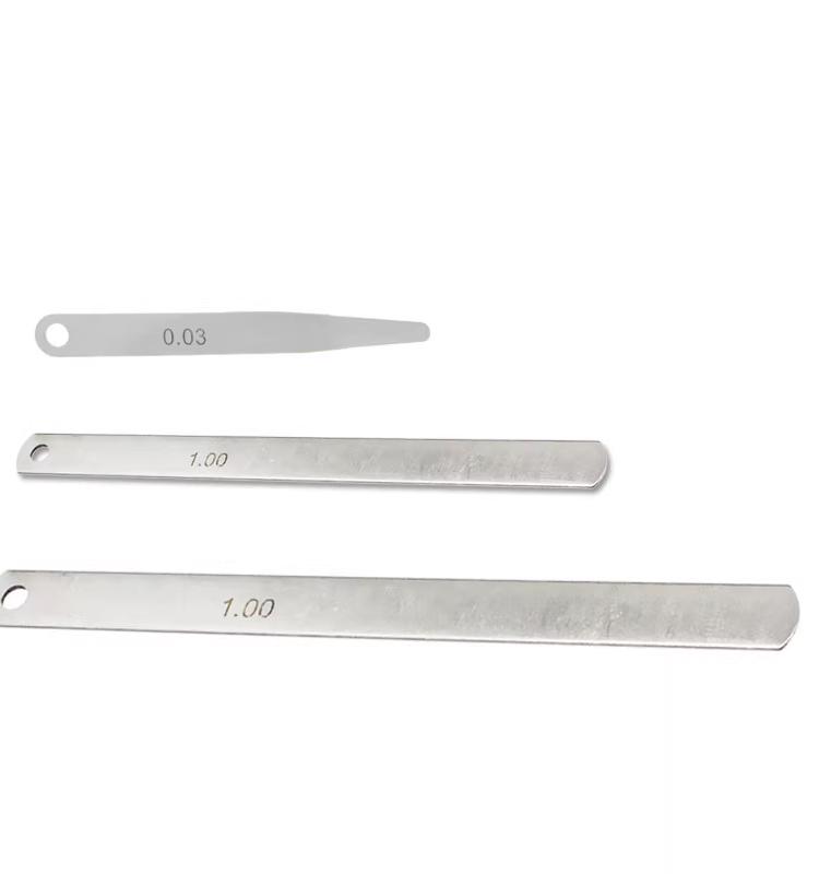 High Precision 1.0mm Spring Steel Feeler Gauge Sheet (100/150)