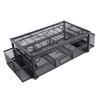 2 Tier Coffee Pod Holder Coffee Capsule   Pull Out Drawers for Kitchen Countertop Coffee Station Black