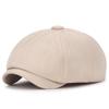 High Quality Classic Hat Unisex Vintage Tweed Flat Beret Street Hat Herringbone Newsboy Cap Casual Outdoor Striped Octagonal Hat