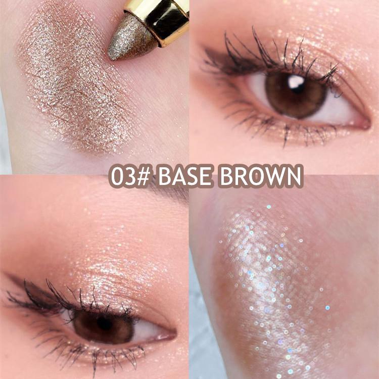 FOMIX Highlight Eyeshadow Pen Double-ended Eyeshadow Stick With Pearlescent Shimmer To Contour And Brighten