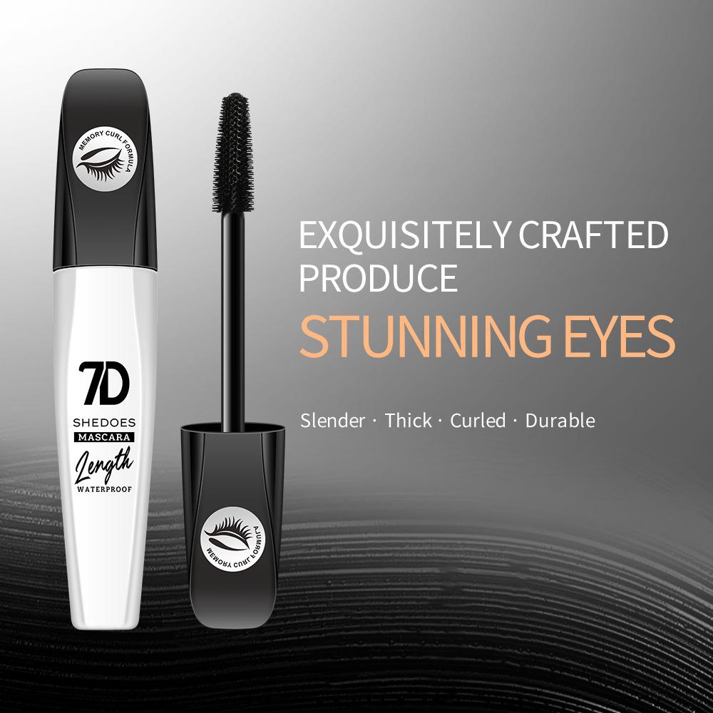 7D Waterproof Mascara That Won’t Smudge or Come Off, Long and Curled Mascara To Create A Stunning Look