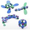 Itsy CLIXO - Bleu/vert - GIPSY TOYS - Jeu de Construction Magnétique - Jouet Educatif et Créatif - 18 pcs - Dès 4 ans