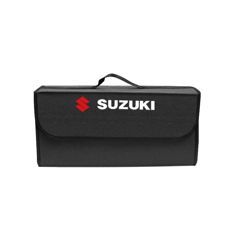 

Car Storage Bag Folding Travel Tidying Box Trunk Tools Case For Suzuki Jimny Samurai Vitara Swift Baleno Ignis Alto Kaiser DZire темно серый