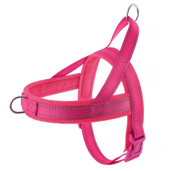 

No Pull Dog Harness Breathable Mesh Padded Dog Harness Adjustable Reflective Escape Proof Dog Harness for Small Medium Large Dogs XS розы красного
