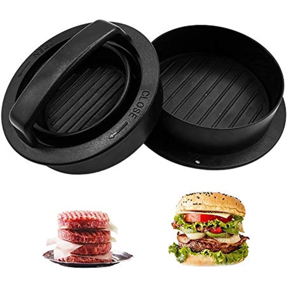 Burger Mold Hamburger Press Patty Maker Different Size Patty Molds Stuffed Burgers Press Sliders with Wax Papers
