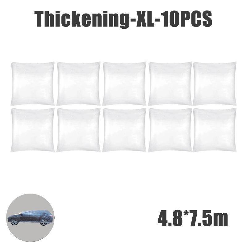 Einweg Transparente Autoabdeckung Staubdicht Regendicht Transparent Lackstaubdicht Kunststoff PE-Folie Regendichte Autoabdeckung