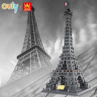WANGE Eiffel Tower-Paris France Paris City Building MOC Toy Educational Landmark Building Block Kit Children's Gift No.5217