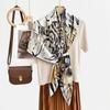 New fashion 111 mulberry silk silk scarf, women's Spring Festival gift for elders to keep warm 111 silk collection