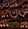 Elegantes französisches Perlen- und Diamant-Oval-Halsketten-Armband Schmuckset