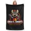 Chuck E Cheese Blankets Lightweight Fleece Sofa Throw Blanket for Home Bedroom Office Throws Bedspread Quilt