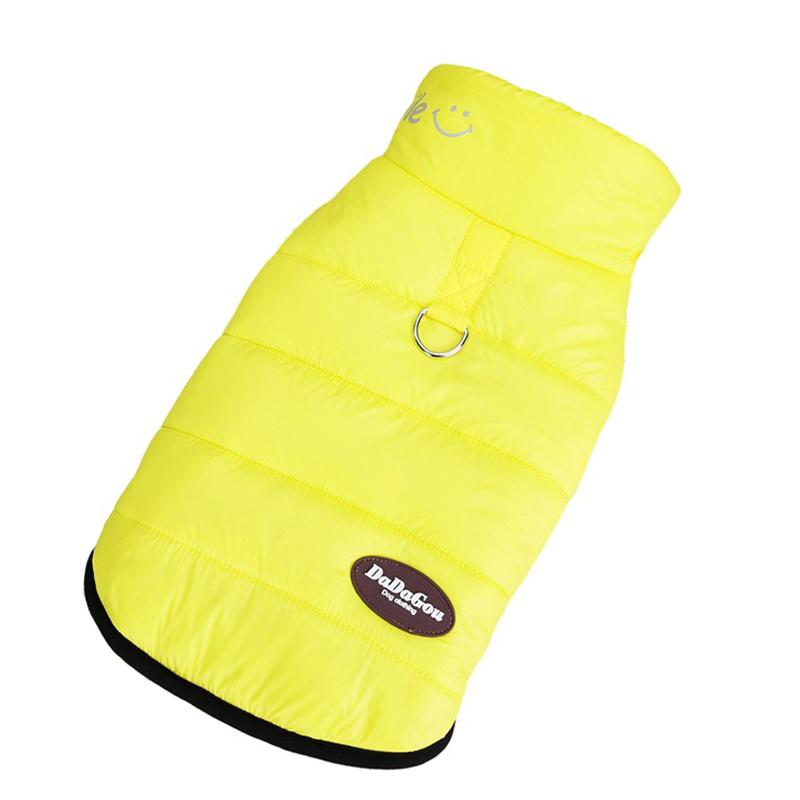 

Зимний жилет для собак маленьких пород, водонепроницаемая одежда для собак, теплая куртка для домашних животных с D-образным кольцом, костюм для щенка, пальто для чихуахуа, йорка S