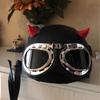 Halloween Devil Horns Helmet Decoration Suction Cup Accessory for Motorbike Ebike Male Female Helmet Halloween Costume Decor