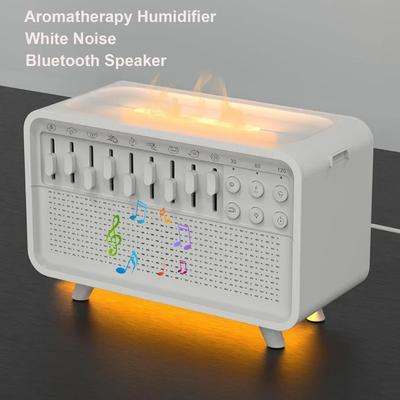 3 In 1 Bluetooth Speaker White Noise Sleep Night Light Humidifier All-in-one Machine Free Combination of 8 Group Nature Sound