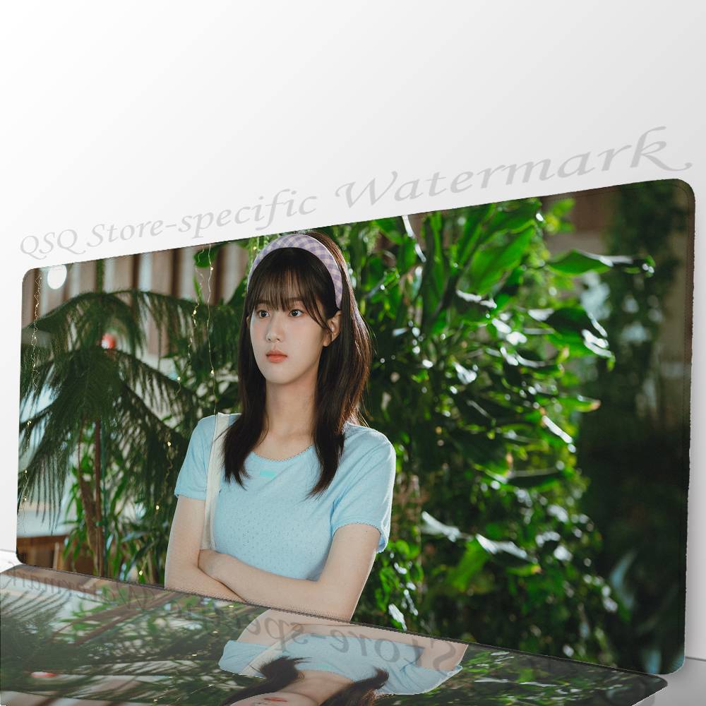 Korean Celebrity S-Shin Eun Soo Mousepad Non-slip Suitable For Office Computers Laptops E-sports Game Desk Mats XXL Keyboard