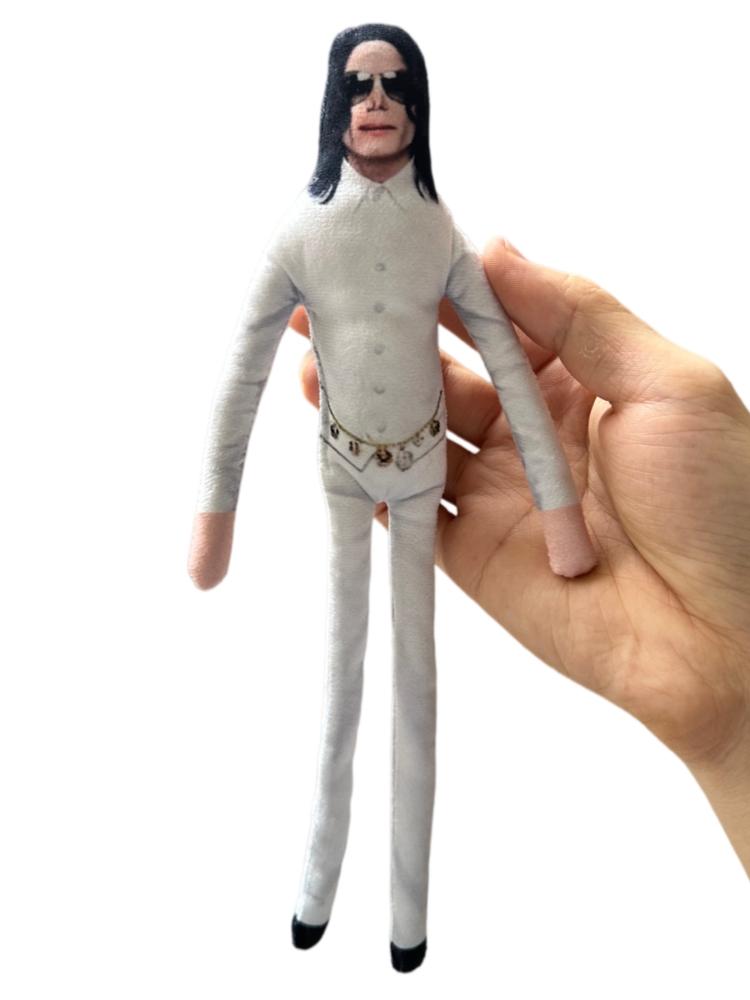Michael Jackson Knuffelpop Zacht Knuffeldier met Beweegbare Gewrichten Handgeweven Popkoning Kamerdecoratie Fan Cadeau In stock