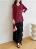 2026 Spring Miyake Pleated High-End Casual Mid-Length Top