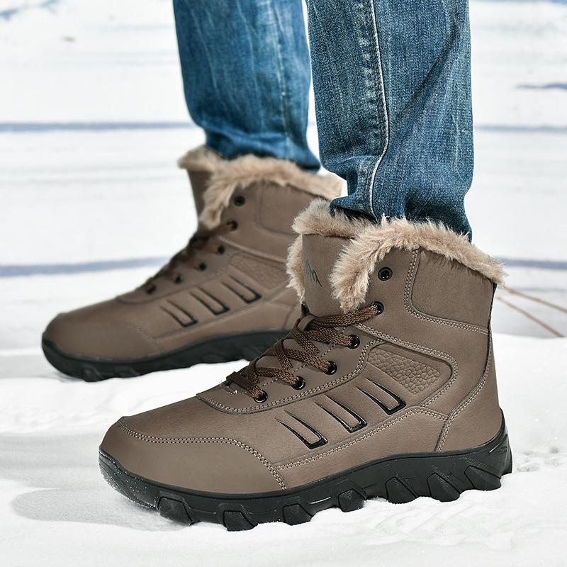 Plus Size Russian Style Winter Boots Men Shoes Waterproof Outdoor Ankle Boots For Men Snow Boots High Men Footwear
