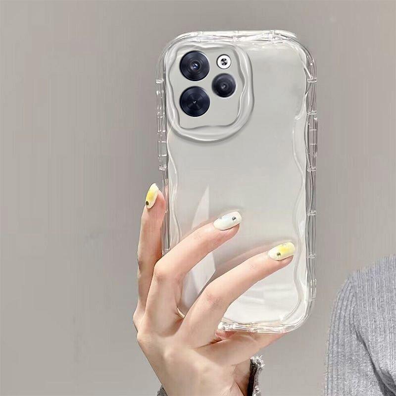

EUCAGR Чохол для телефону Oppo Reno15 F OPPO Reno15 F 5G Чохол OPPO Reno 15F 5G М який силіконовий чохол-кришка з хвилястим візерунком OPPO Reno15 F