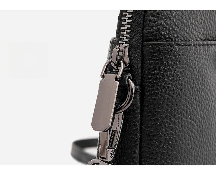 Women Top Grain Leather Mini Crossbody Bag Soft Portable Shoulder Pouch
