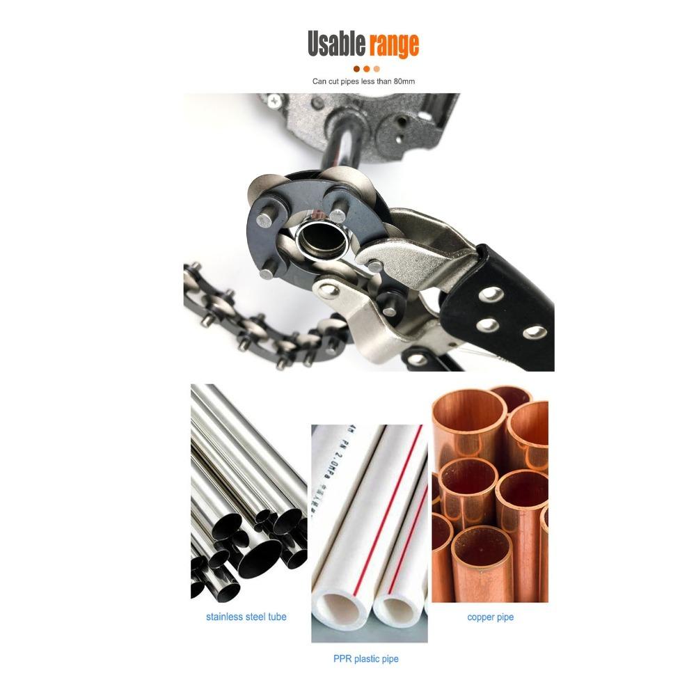 Universal Fit Locking Chain Pliers Tailpipe Cutter Tool  For Exhaust Pipe