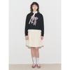 Binpolleidiseu [B. My] Jacquard Full Skirt Ivory (Bf5227N020)