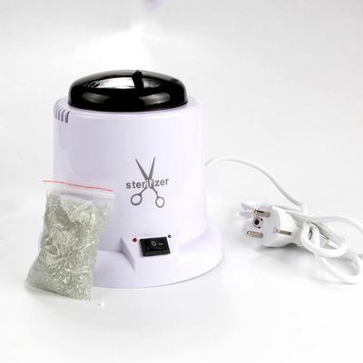 Nail Disinfection Equipment Tools Sterilizer Box Steel Metal Nipper Tweezers with Glass Ball