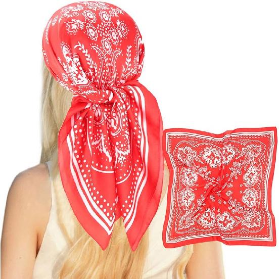 Head Scarf for Women Silk Satin Scarves for Hair Wrap Bandana Square Headscarf for Sleeping
