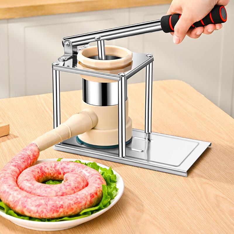 ZISIZ Stainless Steel Handheld Sausage Maker