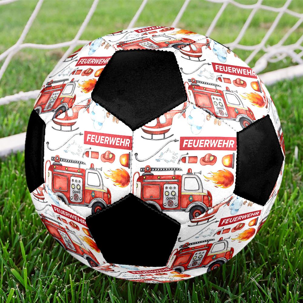 Fire Truck Theme Size 5 Soccer Ball, Suitable for Both Indoor and Outdoor Matches, a Gift Suitable for Everyone.