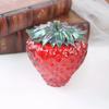 DIY Crystal Epoxy Resin Strawberry Storage Box Fruit Mirror Silicone Mold Home Decoration Making Gift