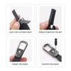 For Skoda Leather Car Keychain Alloy Spring Snap Keyring Kamiq MK3 Roomster Rapid Kodiaq Karoq Fabia Enyaq usbn43