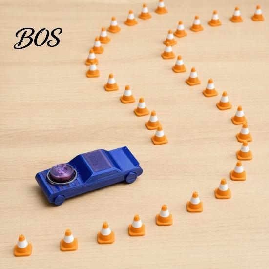 Stress Relief Car Toy 1/2Pcs Pocket Drift Fidget with 3/6 Mini Cones, 2-in-1 Spinner & Desktop Racing Vehicle Toy, Desk for Adults, Gift Lovers