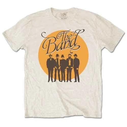 The Band Men's Cirlce Loge T-Shirt, Off-White (Sand), X-Large