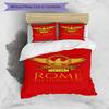 3pcs SPQR Roman Eagle1 pattern bedding set duvet cover set includes duvet cover &pillowcases, perfect all season bedroom decoration & gift
