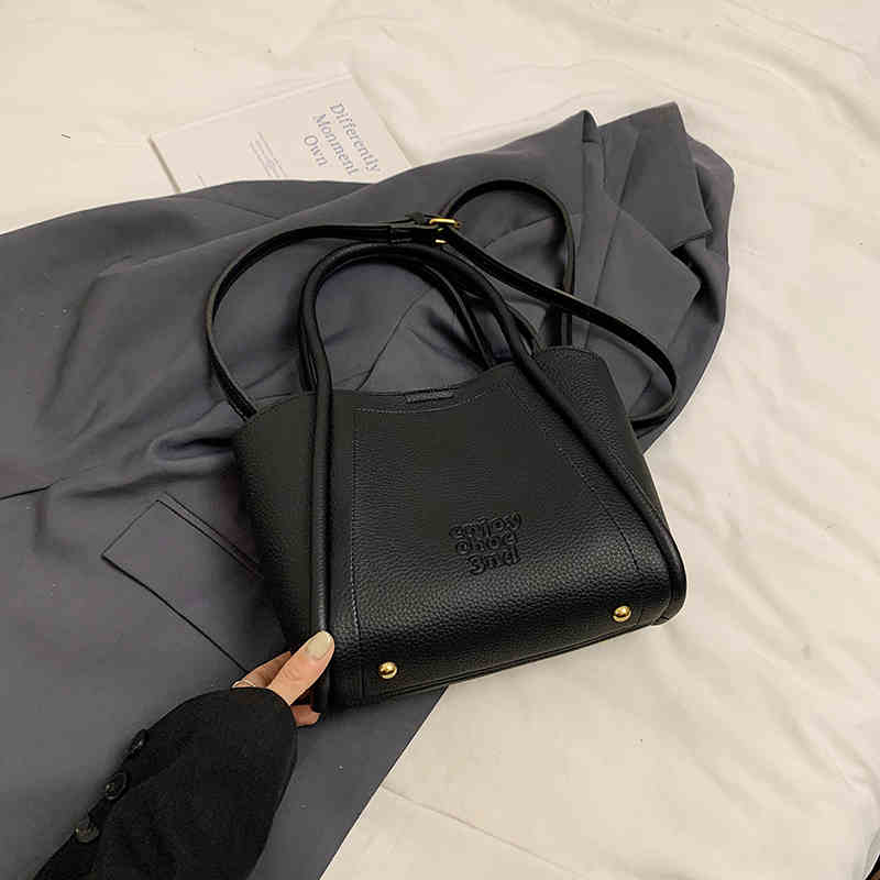 Модные женские маленькие сумки-ведра Классический дизайн с застежкой-защелкой из мягкой — фото 7