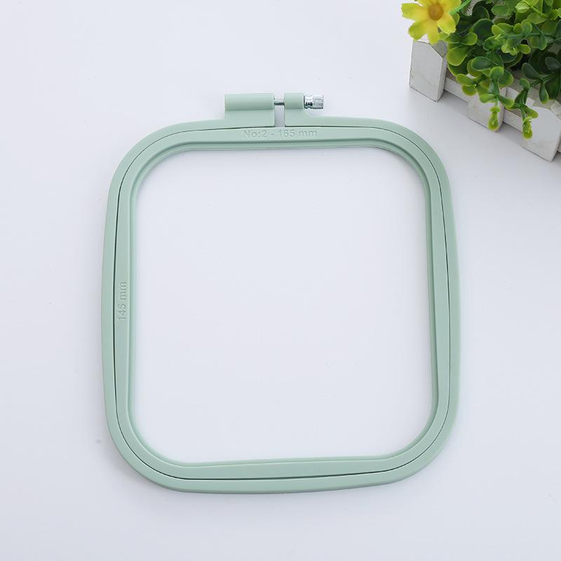 DIY Plastic Embroidery Hoops Cross Stitch Frame Stretch Ring Tool for Needlecraft Sewing Loop Cross Stitching
