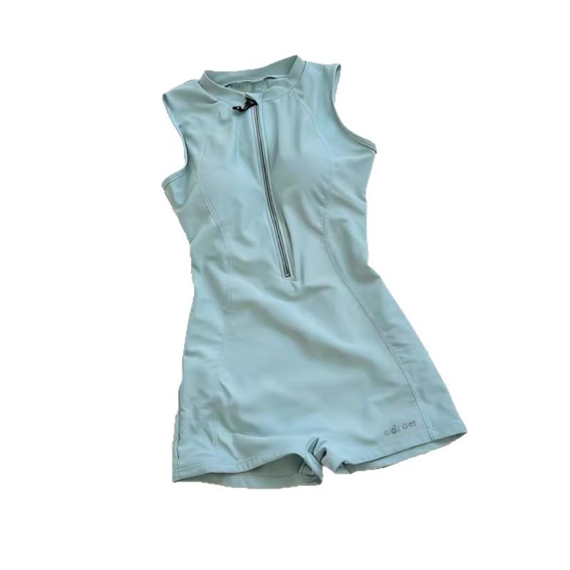 Swimsuit women's 1011 new women's swimming pool special professional training one-piece conservative boxers racing swimsuit